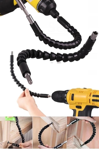 Matkap Ucuna Takılan Bükülebilir Esnek Flex Spiral Uç