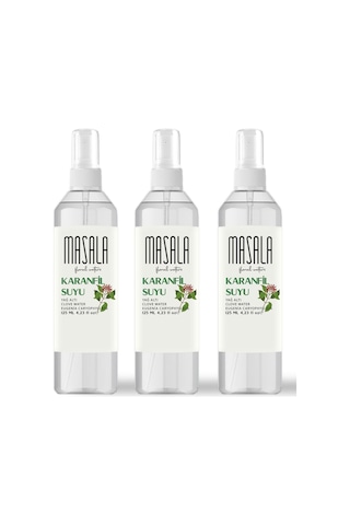 Masala %100 Doğal Saf Karanfil Suyu 3 x 125 ML