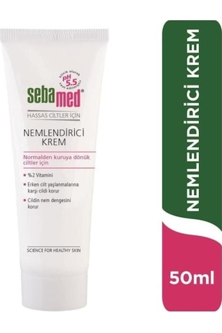 Sebamed Nemlendirici Krem Tüp 50ml Günlük Kullanım 3 Lü Set