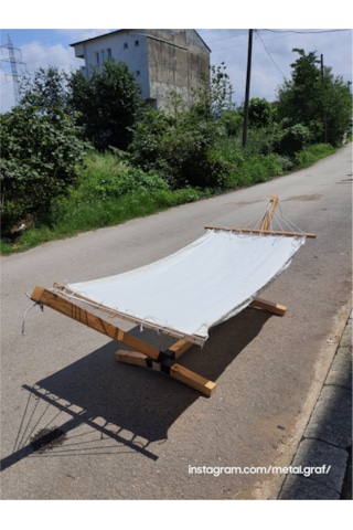 Ahşap Hamak Standı Hamak Ayağı Ahşap