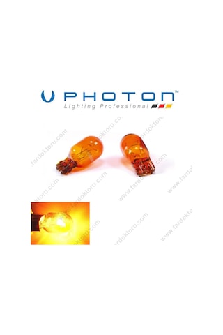 Fardoktoru T20 Turuncu Çift Duy Naturel Amber Oto Ampul Photon Ph5523Na