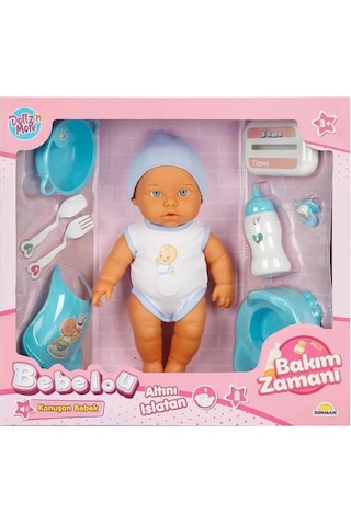 3823 Bebelou Bakım Zamanı Sesli Gülen Ağlayan Bebek 32 Cm -sunman