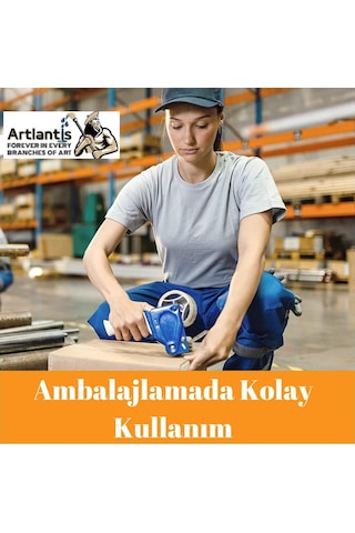 Koli Bandı Şeffaf 45x100 3 Lü1 Paket Artlantis Koli Bantı 45*100