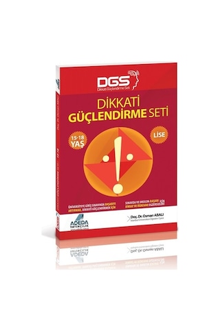 Dikkati Güçlendirme Seti Lise 15- 18 Yaş - Osman Abalı Dikkati Güçlendirme Seti Lise 15- 18 Yaş - Osman Abalı