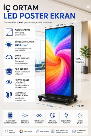 Led Poster Led Ekran Kiosk