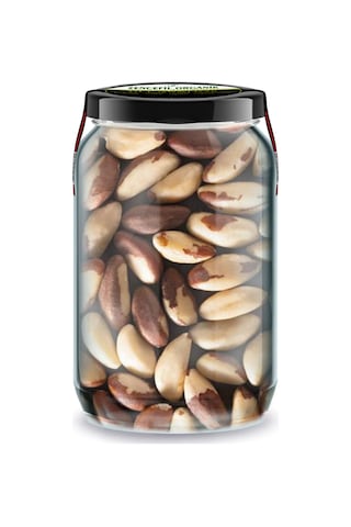 Brezilya Cevizi İçi Bi Kavanoz 660 Cc. Cam Kavanozda Saf Katkısız Brazil Nuts Brezilya Bademi Diğer