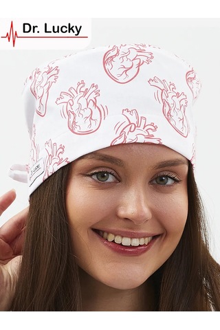 Dr. Lucky Kardiyolog İçin Pamuklu Tıbbi Başlık 293602123