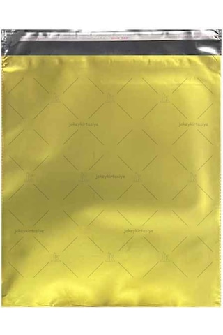 Mat Metalize En:25cm X BoY:35cm Bantlı ALTIN Hediye PK.(20 adet