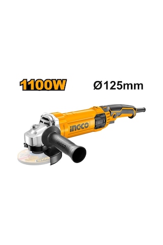Ingco Ag110038 1100 W Elektrikli Avuç Taşlama 125 MM