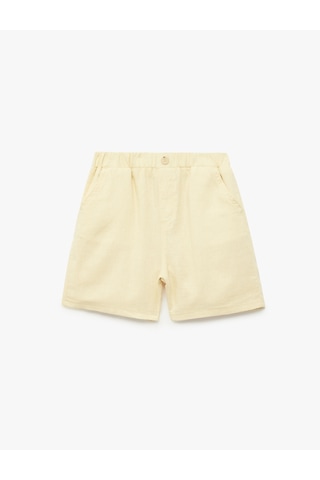 Koton Shorts Sarı 6smb40033tw