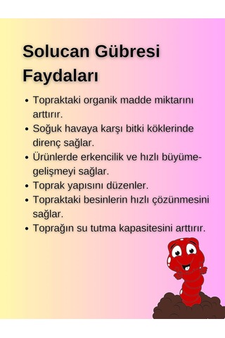Lexroo Teoxfarm -katı Solucan Gübresi-1kg 1 KG