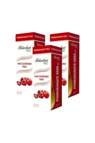 Hekimhan Bitkisel Nar Çekirdeği Yağı 3 x 20 ML