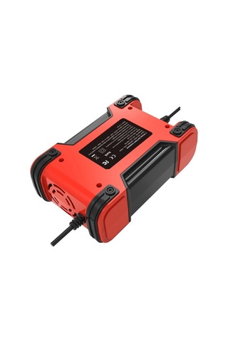 Ebitda 12v/24v 12a 7-step Smart Battery Charger, Multi-function Car Battery Red, Advanced Model