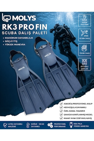 Rk3 Pro Fın Scuba Dalış Paleti Lacivert