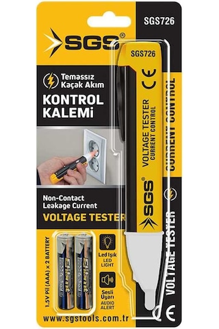 Temassız Voltaj Kontrol Kalemi Sgs726