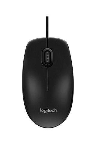 Youmex Logitech M90 Kablolu Mouse - Ergonomik Simetrik Tasarım, 1000 Dpı Optik Takip, Ev Ofis Pc Dizüstü Uyumlu Siyah
