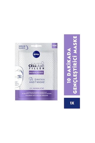 Nivea Celluar Filler Dolgunlaştırıcı 10 Dakika Kağıt Maske