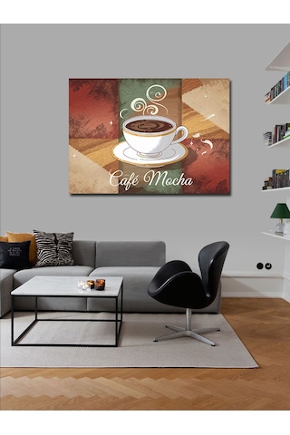 Kanvas Tablo Cafe Mocha Posteri 50cmx70cm