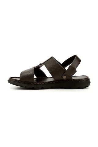 Gönderi(R) Gönderi R Erkek Kahverengi Hakiki Deri Comfort Sandalet Dyma73142811 Kahverengi