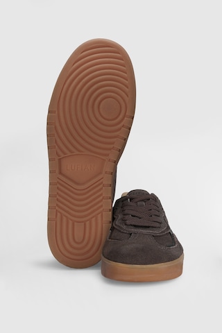 Lufian Alex Erkek Deri Sneaker Ayakkabı Kahve Rengi