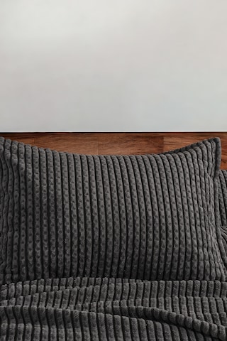 Mila Battaniye Seti Çift Kişilik Antrasit Antrasit