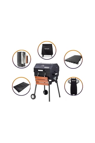 Guruss Cg-050 Kömürlü Barbekü Mangal Tam Set Genel