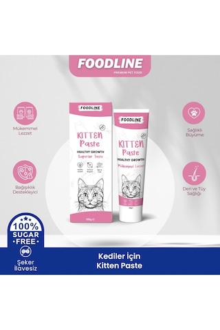 Foodline Kitten Malt Macun 100 Gr Yavru Ve Anne Kediler İçin