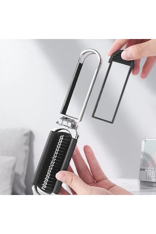 1 Paket Katlanabilir Kompakt Saç Fırçası Aynalı - Seyahat Dostu Cep Boy Masaj Tarağı Saç Şekillendirme Ve Spor Salonu Kullanımı İçin