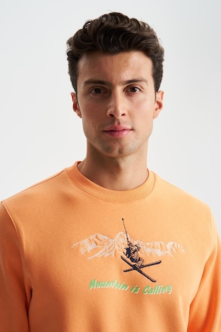 AR-MA Arma Erkek Regular Fit 3 İplik Şardonlu Pamuklu Bisiklet Yaka Sweatshirt 001