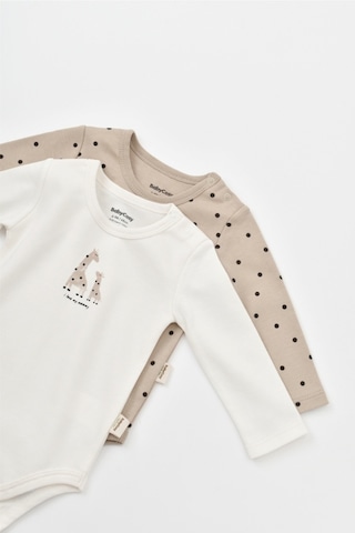 Organik Zürafa Desenli 2 Li Uzun Kollu Badi 001