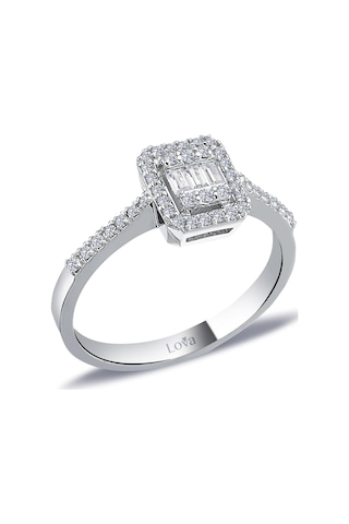Lova 0,31 Karat Baget Pırlanta Yüzük - 1030245