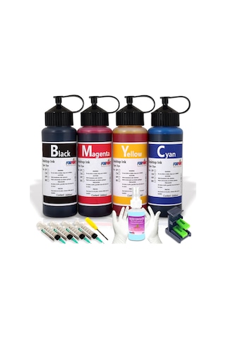 Canon E404/E414/E464/E474/E484 Yazıcı Uyumlu Mürekkep Seti 4 x 500 ML