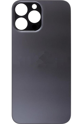 Apple Uyumlu iPhone 13 Pro Max Arka Pil Batarya Kapağı - Lens Hariç Siyah