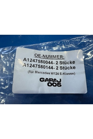W124 İçin Bagaj Takoz Seti 1247580044 1247580144
