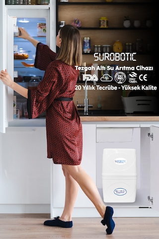 Su Arıtma Cihazı 80 Gpd Membranlı 6 Filtreli Çelik Tanklı Cihaz