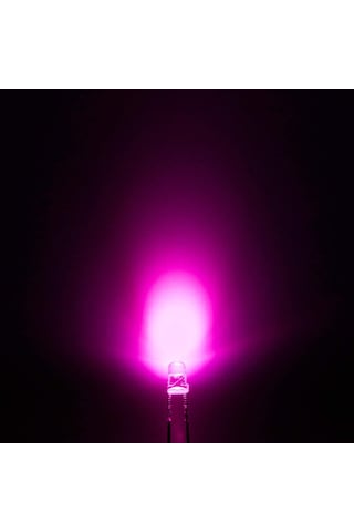 Koodmax-3Mm Led Pembe Led Diyot Arduino Led 10 - 50 - 100 'Er Paket 10 Adet