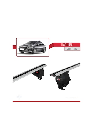 Fiat Linea 2007-2017 Arası İle Uyumlu Ace-4 Ara Atkı Tavan Barı Gri