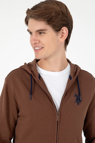 U.s. Polo Assn. Erkek Kahverengi Sweatshirt 50295147-vr029 Kahverengi