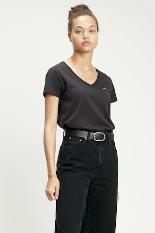 Levi's Siyah Kadın V Yaka T-shirt - A3170-0009 001