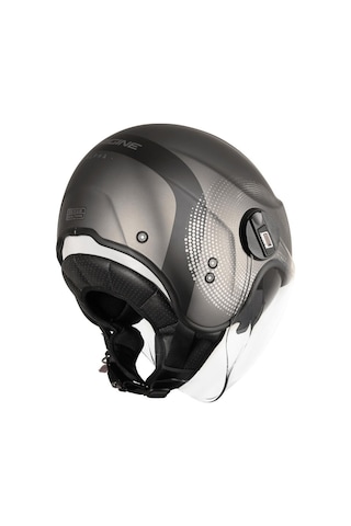 Origine Alpha Track Titanyum Açık Kask Siyah - Titanyum