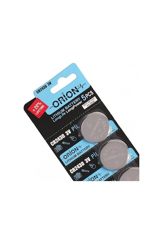 Orion CR2430 3V Lityum Düğme Pil 5'li