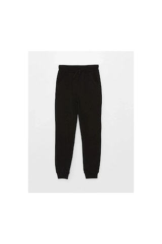 LC Waikiki Lcw Kids Beli Lastikli Basic Kız Çocuk Jogger Eşofman Alt Siyah