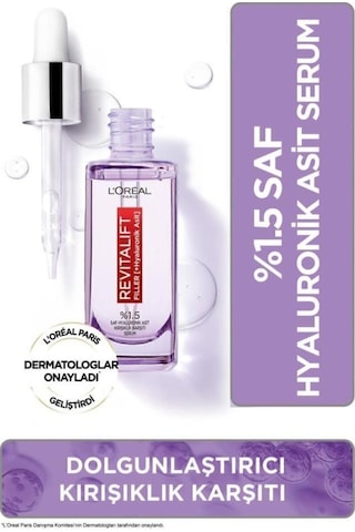 L'Oréal Paris Revitalift Filler %1.5 Hyaluronik Asit   Serum & Hydra Nem İle Dolgunlaştıran Serum pkthylrnsrm-9360