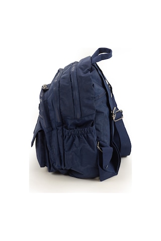 Krinkıl / Klinkır Su Geçirmez Ithal Kumaş Çok Gözlü Günlük Küçük Kadın Sırt Çantası Lacivert 8317 Lacivert