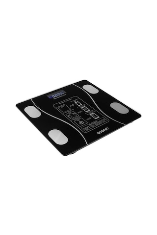 Asonic Bs260 Siyah 260x260 Mm Dijital Bluetooth Baskül 2 Aaa Pil li