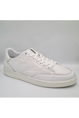 Greyder 64676 Beyaz Hakiki Deri Erkek Günlük Casual Sneaker Beyaz