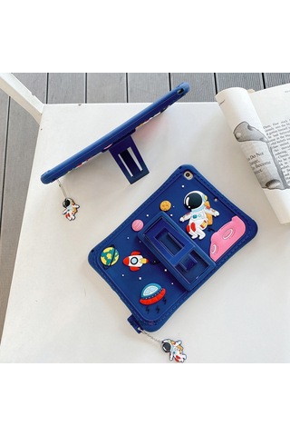 İpad 5.6.nesil 9.7 İnç Uyumlu Galaxy Shell Astront Temalı Çocuk T