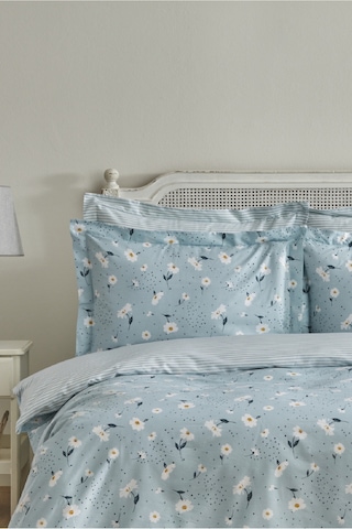 Karaca Home Daisy %100 Pamuk Çift Kişilik Nevresim Takımı Mint M 200.22.08.0034 Mint