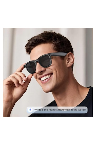Cy03 Akıllı Kamera Ve Sesli Bluetooth Gözlük Wi-fi / Bt Bağlantılı, Kamera & Ses Kayıtlı Smart Glasses
