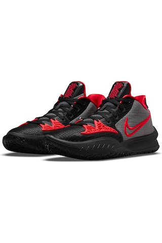 Nike Kyrie Low 4 Basketbol Ayakkabısı Gri - Kırmızı